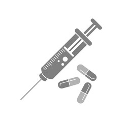 Syringe icon design