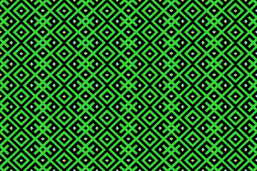 seamless pattern with leaves monochromatic green