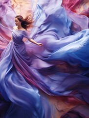 Ethereal Elegance: Captivating Beauty in Silk Hues