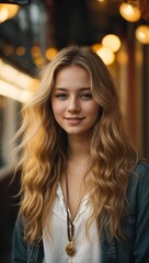  Portrait of beautiful Russian women  by generative AI