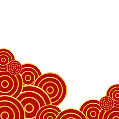 Lunar New Year Circle Patern