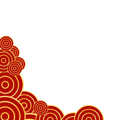Lunar New Year Circle Patern