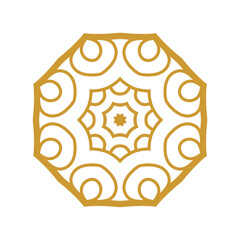 set of elements mandala ornament design