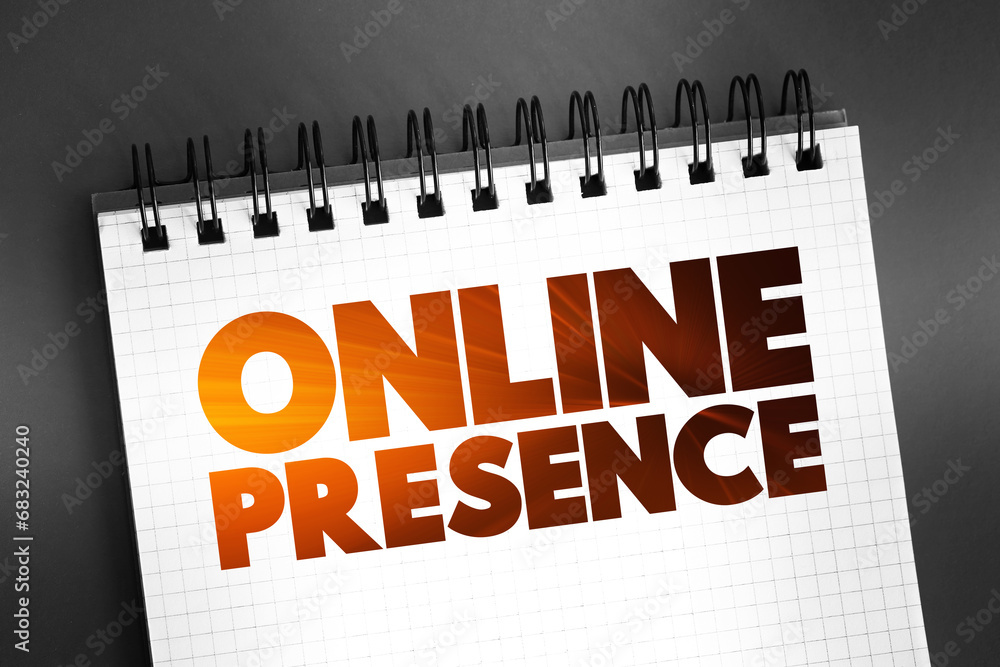 Poster online presence - existence in digital media through the different online search systems, text conce