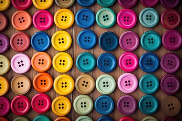 Fototapeta premium Multi-Colored Button Background for Design