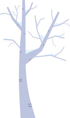 Fototapeta premium Winter Tree Illustration