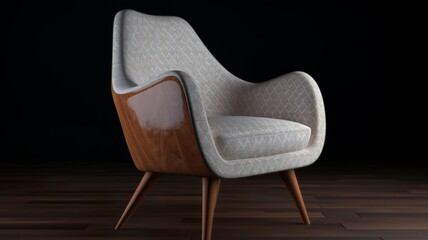 a nice armchair is definitely necessary for the living room - obrazy, fototapety, plakaty