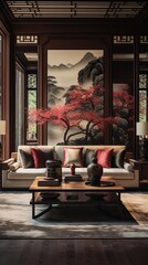 Obraz na płótnie Canvas Asian interior design