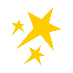 set of vector elements of stars vector