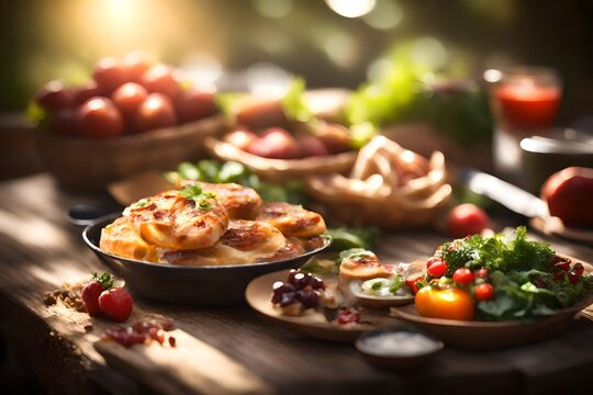 apple pie with christmas decoration