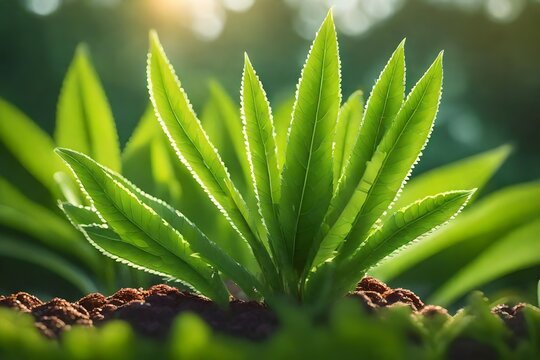 close up of aloe vera plant