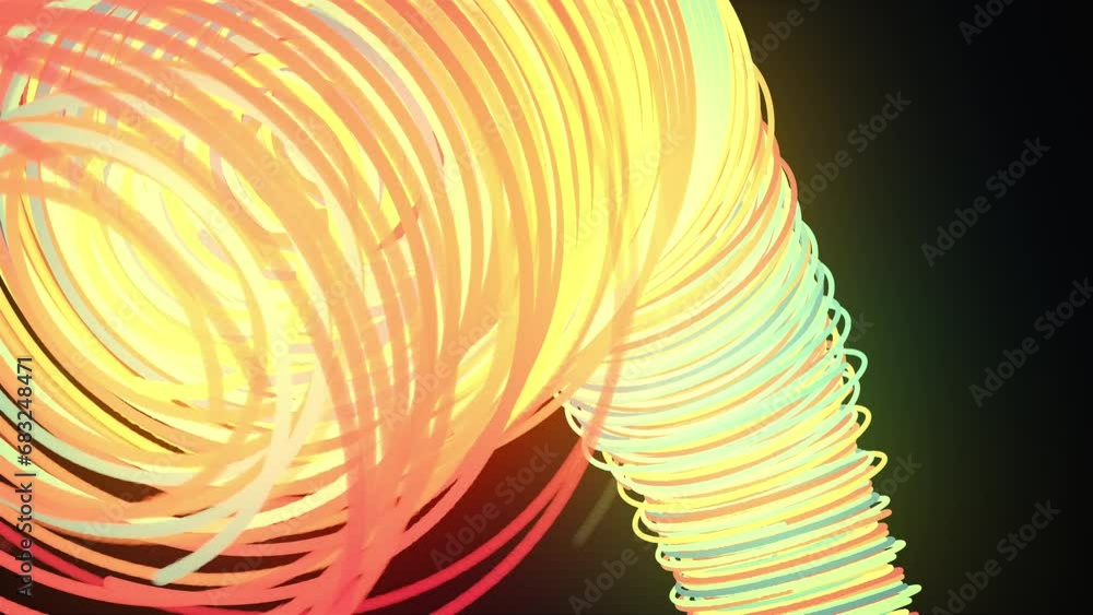 Poster swirl colorful lines. computer generated 3d render