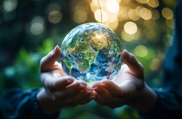 Earth Embrace: A Global Perspective in Your Hands