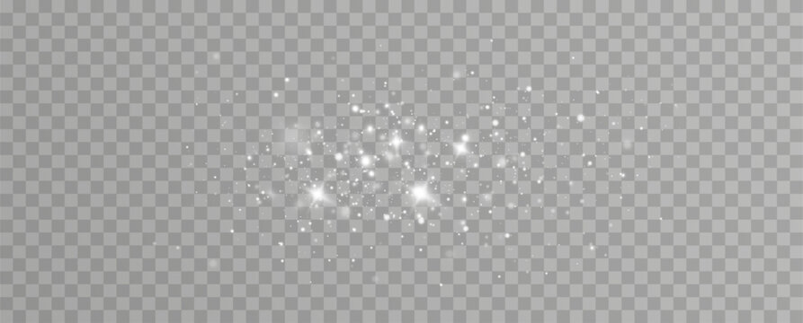Glow light effect. Vector illustration. Christmas flash. dust. Glow light effect. Star burst with sparkles.