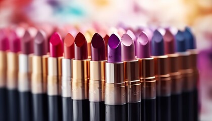 Photo Of Set Of Lipsticks In Colorful Tones