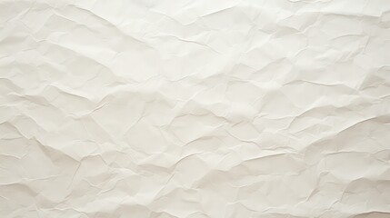 crumpled paper background texture, white paper texture, white paper background, generative AI