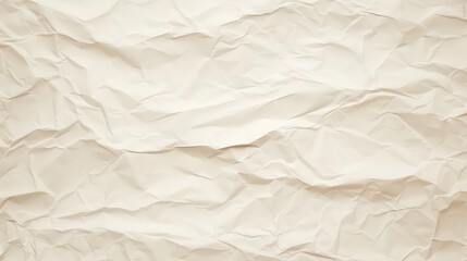 crumpled paper background texture, white paper texture, white paper background, generative AI