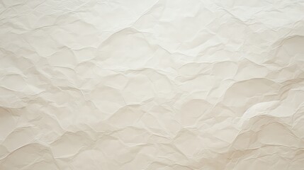Obraz premium crumpled paper background texture, white paper texture, white paper background, generative AI
