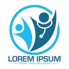 Obraz premium Wellness Logo Design Creative and Modern Logo Design