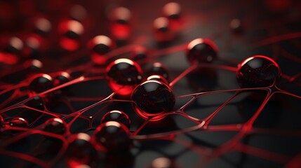 Abstract gene web.