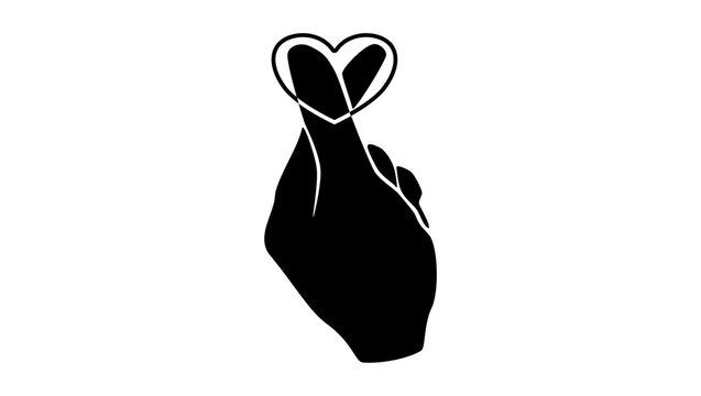hand showing heart sign