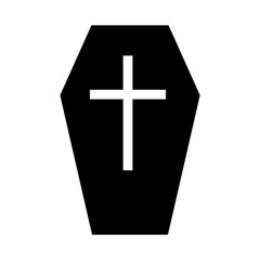 Obraz premium Coffin Icon Illustration