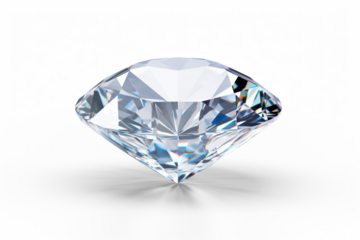 diamond, png file of isolated with shadow on transparent background	