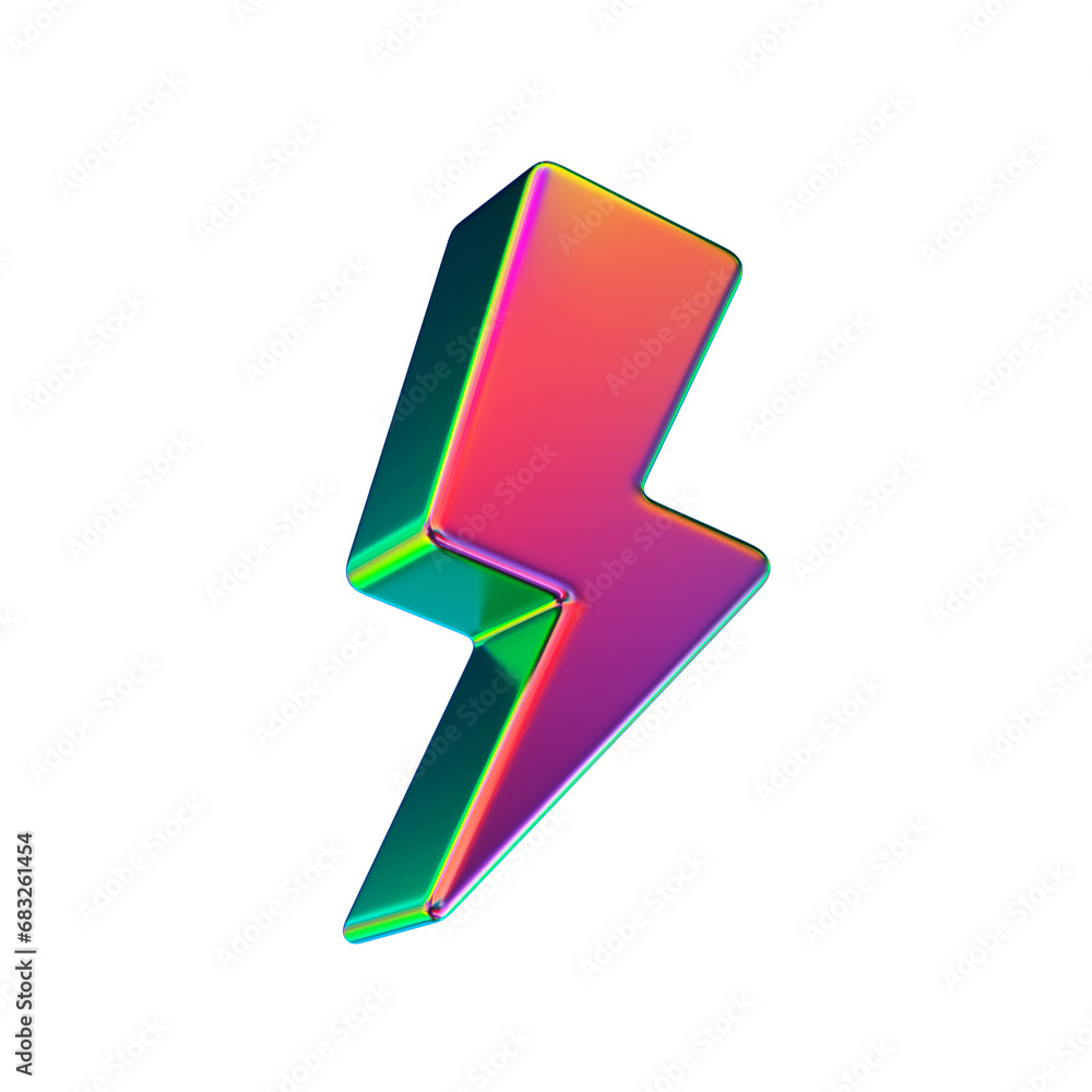 Poster chrome basketball ball with retro gradient colors. 3d rendering. isolated on white.