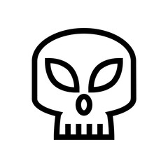 Skull Icon Illustration