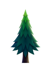 green christmas tree