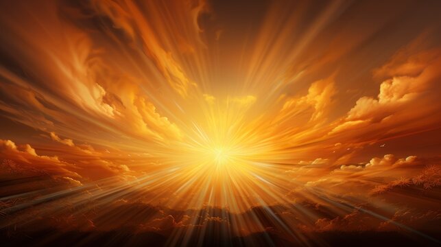 Upward Glance Sun Rays Shines Through, HD, Background Wallpaper, Desktop Wallpaper