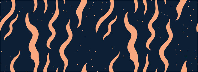 Animal skin illustration background wallpaper. Seamless pattern of Abstract Zebra in colorful style.