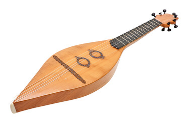 The Russian Balalaika Isolated on Transparent Background PNG.