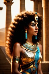 Cleopatra Portrait illustration
