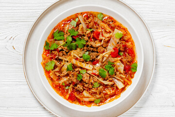ground beef cabbage soup, hamburger cabbage soup