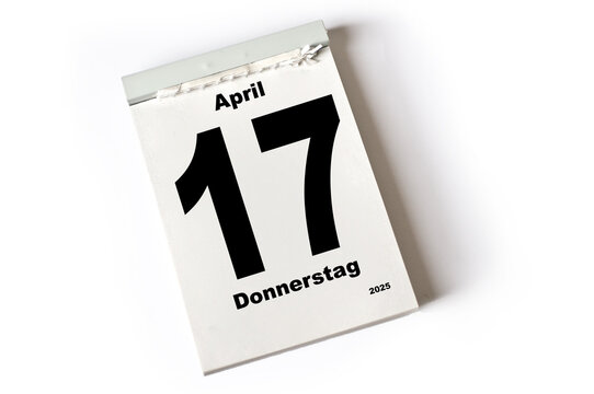 17. April 2025