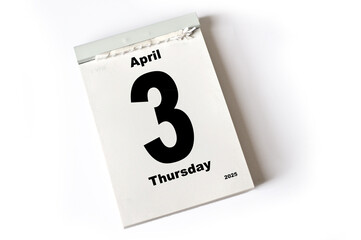 3 . April 2025