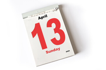 13 . April 2025
