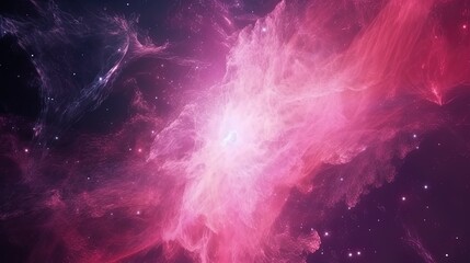 Fototapeta na wymiar Pink universe light. Galaxies sky in space Planets and stars beauty of Galaxy space exploration.