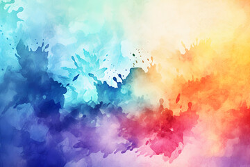 abstract watercolor background with watercolor splashes