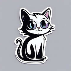 cat cartoon sticker