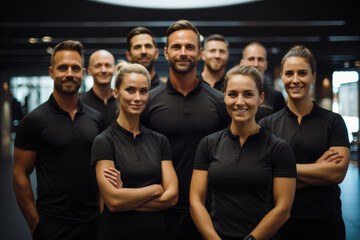 Smiling Gym Staff In A Luxury Gym. Сoncept Fitness Equipment Guide, Healthy Living Tips, Effective...