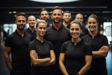  Smiling Gym Staff In A Luxury Gym. Сoncept Fitness Equipment Guide, Healthy Living Tips, Effective Workout Routines, Nutrition Advice, Weight Management Strategies © Anastasiia