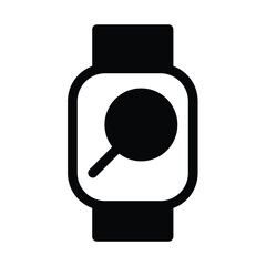 Smart watch icon and actions
