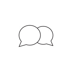 icon design vector chatting illustration