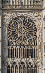 Rose window at Amiens Cathedral
