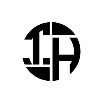 TH letter logo creative design. TH unique design.
