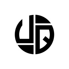 UQ letter logo creative design. UQ unique design.

