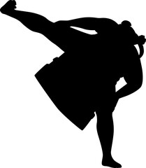 SUMO silhouette