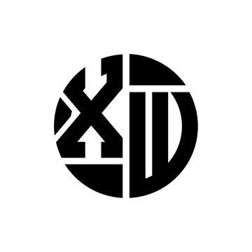 XW letter logo creative design. XW unique design.

